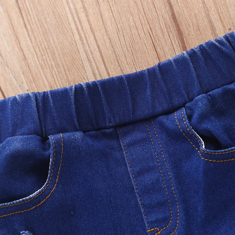 Girls Denim Stretch Flared Pants 2-6 Years Girls Denim Stretch Flared Pants 2-6 Years