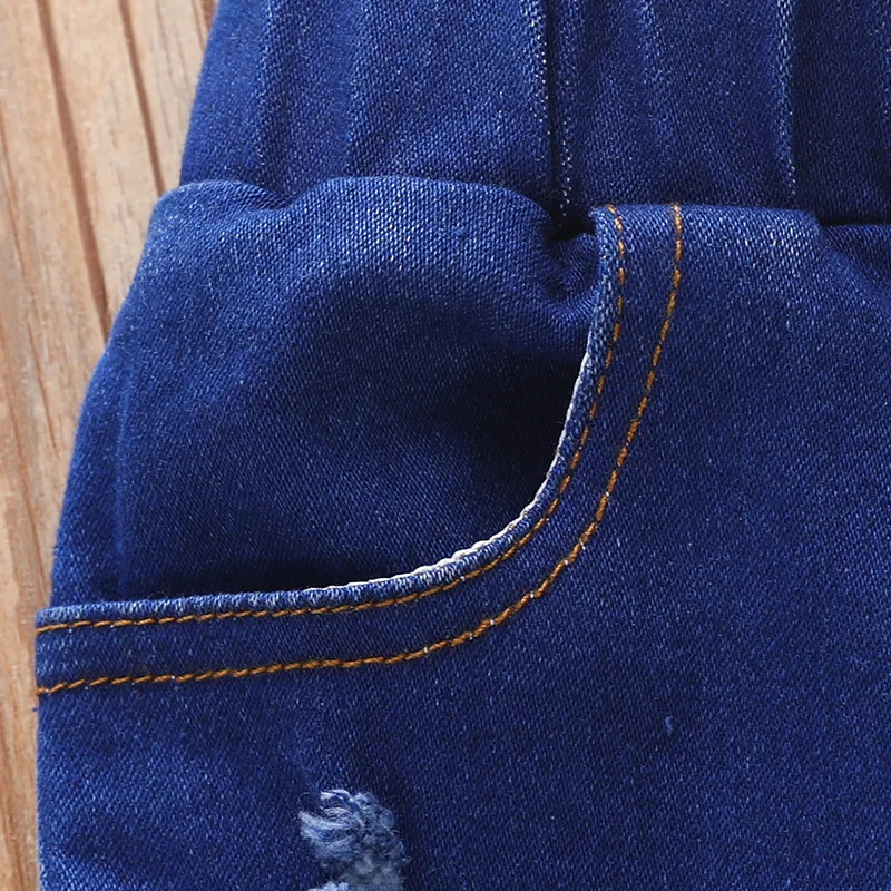 Girls Denim Stretch Flared Pants 2-6 Years Girls Denim Stretch Flared Pants 2-6 Years