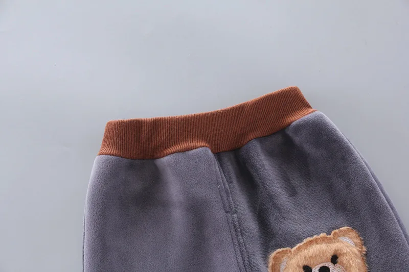 Baby Clothes Sets Thick Fleece Cartoon Bear Suit Baby Clothes Sets Thick Fleece Cartoon Bear Suit