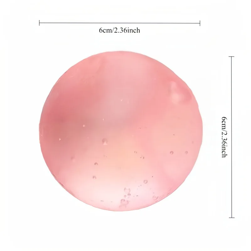 Pink Maltose Squishy Toys Mochi Anti Stress Sensory Fidget Toy Soft Simulated Transparent Maltose Slow-rebound Decompression Toy