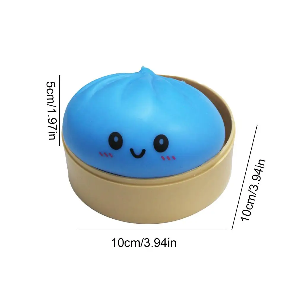 Dumpling Stress Balls Fidget Sensory Toy Simulation Food with Little Steamer Squeeze Dough Ball Stress Relief Hand Toy 1pcs 2026