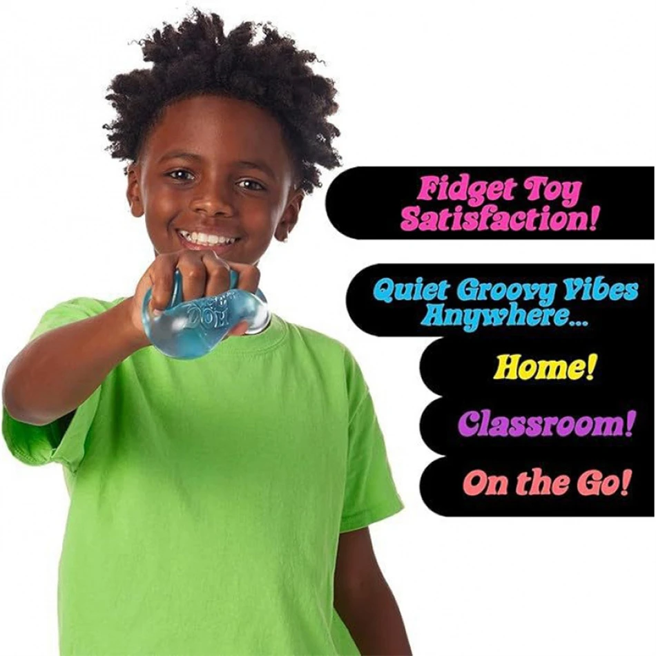 Schylling NeeDoh Nice Cube Sensory Squeeze Toy with Super Solid Squish Stress Relief Anxiety Sensory Tool Stress Reliever Toys