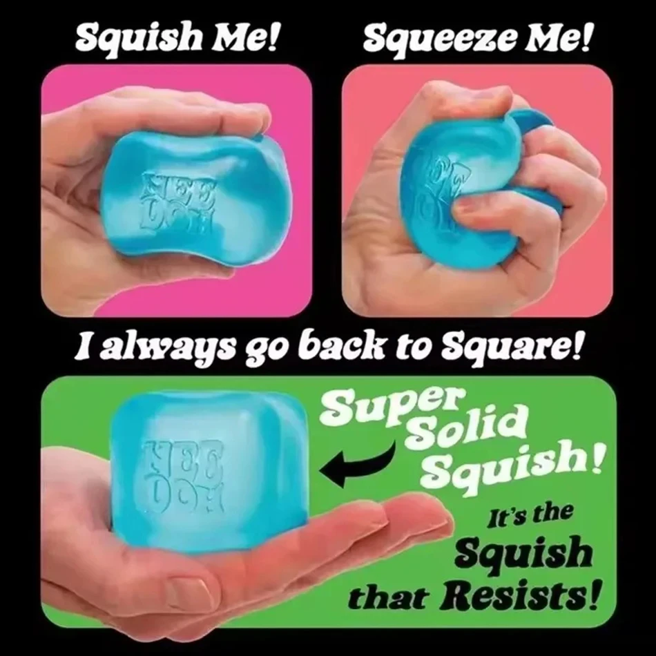 2026 NeeDOH Model Soft Squishy Toy Nice Cube Sensory Stress Reliever Fidget Tool for Anxiety for Adults & Kids Premium in Stock 2026 NeeDOH Model Soft Squishy Toy Nice Cube Sensory Stress Reliever Fidget Tool for Anxiety for Adults & Kids Premium in Stock