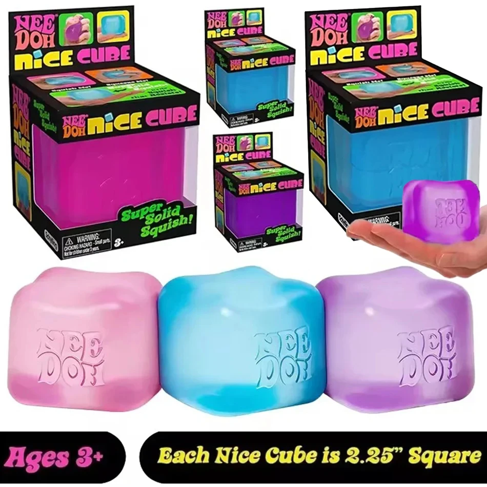 2026 NeeDOH Model Soft Squishy Toy Nice Cube Sensory Stress Reliever Fidget Tool for Anxiety for Adults & Kids Premium in Stock 2026 NeeDOH Model Soft Squishy Toy Nice Cube Sensory Stress Reliever Fidget Tool for Anxiety for Adults & Kids Premium in Stock