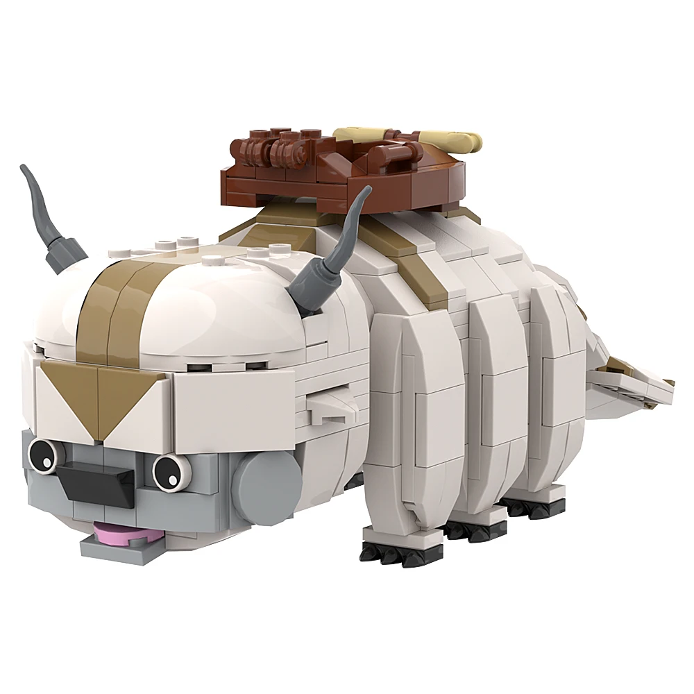 Flying Bull Building Blocks Model
