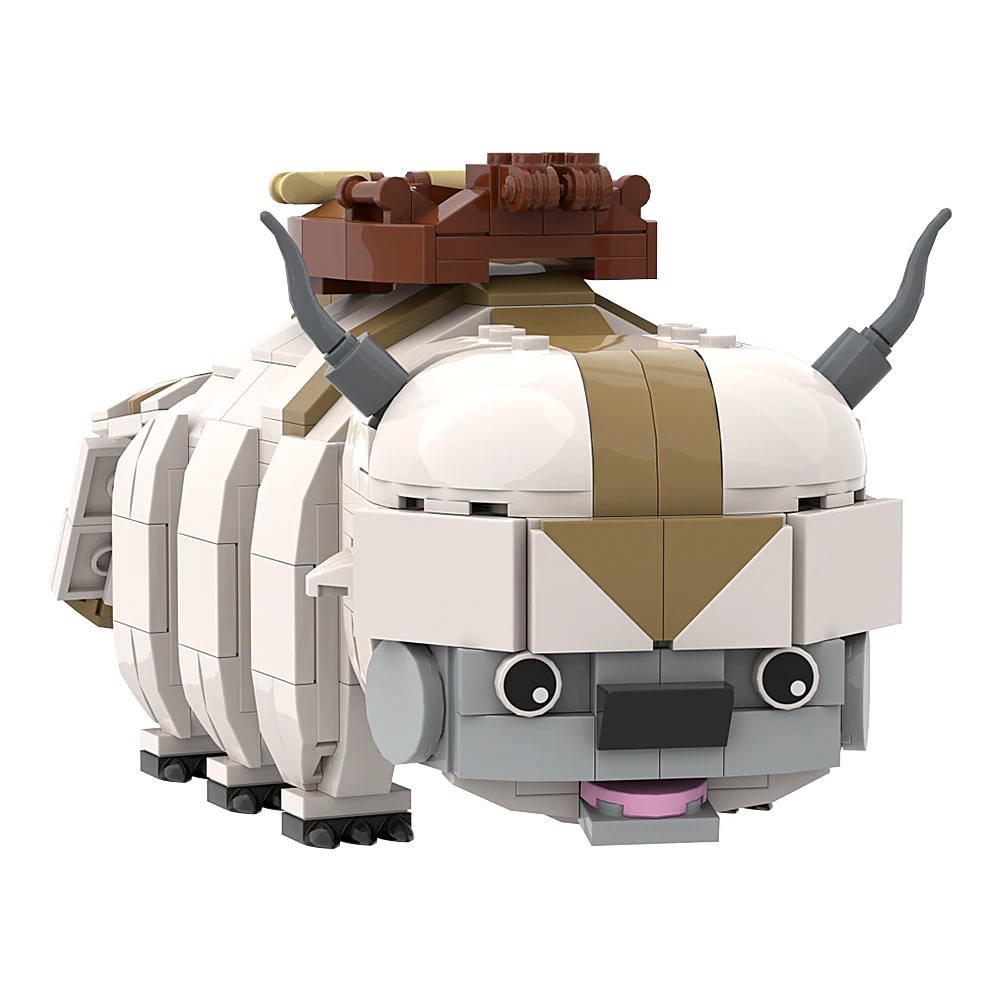 Flying Bull Building Blocks Model