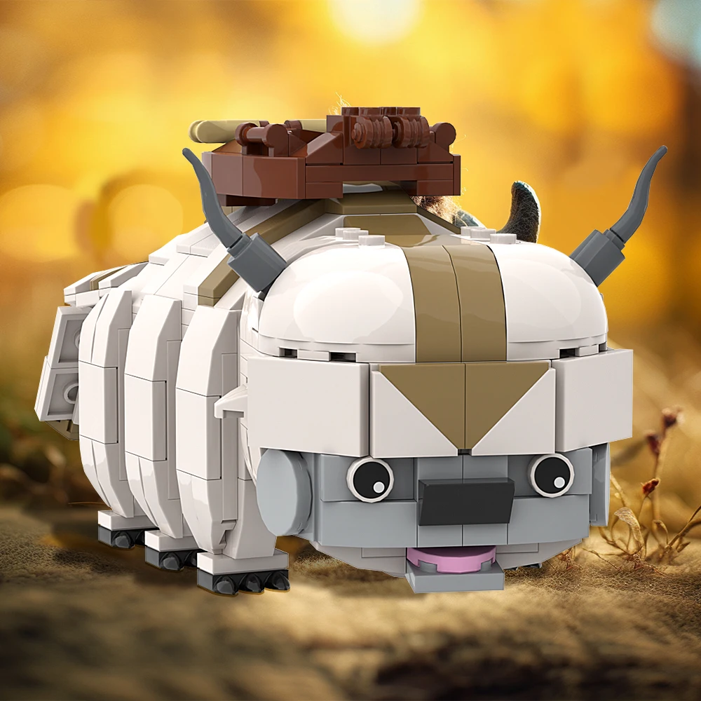 Flying Bull Building Blocks Model