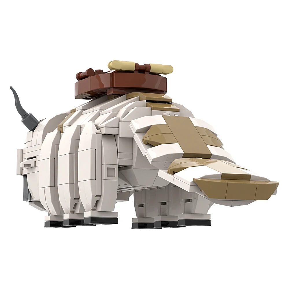 Flying Bull Building Blocks Model
