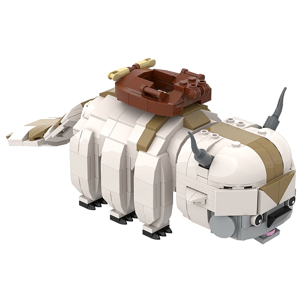 Flying Bull Building Blocks Model