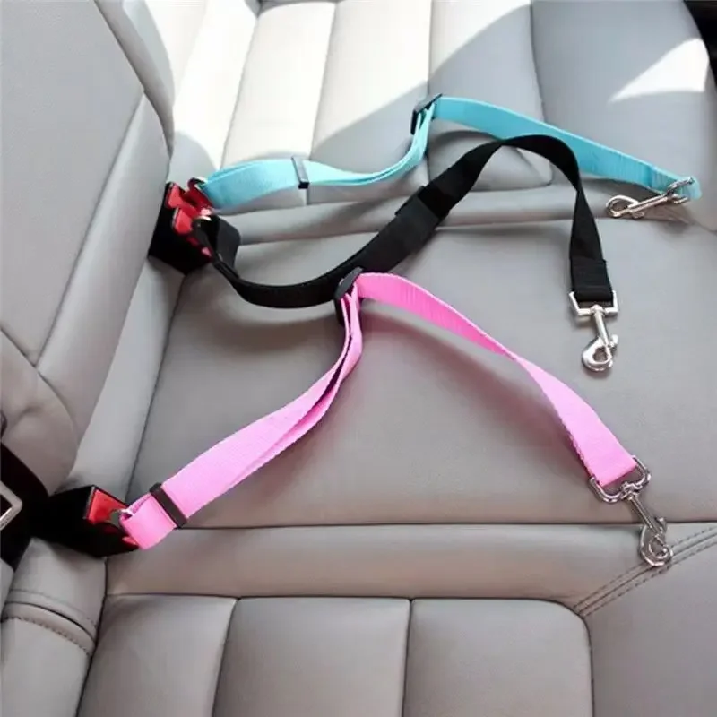 Dog Car Seat Belt Travel Dog Leash Breakaway Colar