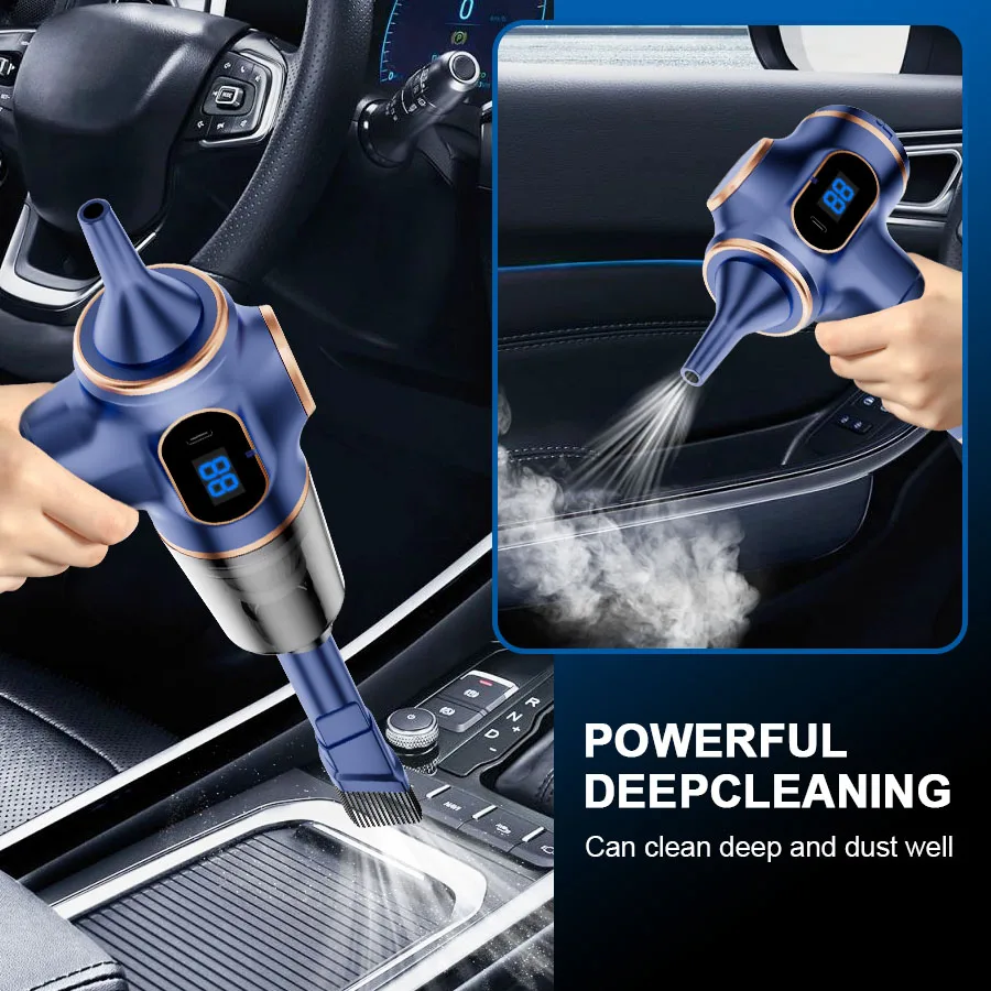 NEW ABS Wireless Car Vacuum Cleaner Home Appliance Sofa Office High-Power Household Cleaning Machine Mini Vacuum Carpet Cleaner - Image 4