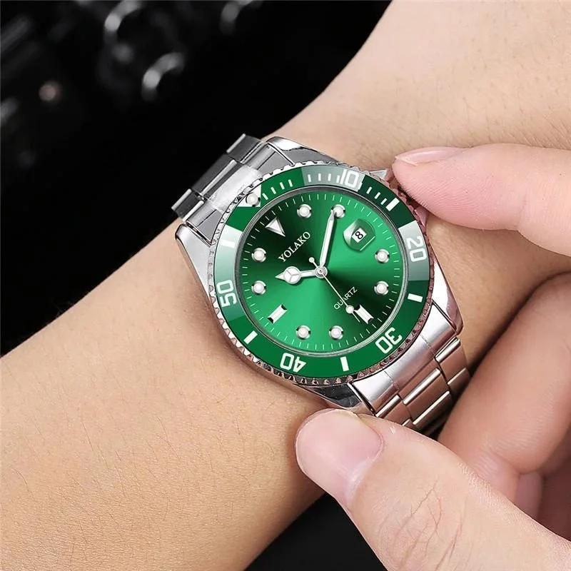 Fashion Watch Casual Clock Montre Homme Business Men Quartz Watch Calendar Green Water Wok Ghost Sport Men Wristwatch Fashion Watch Casual Clock Montre Homme Business Men Quartz Watch Calendar Green Water Wok Ghost Sport Men Wristwatch