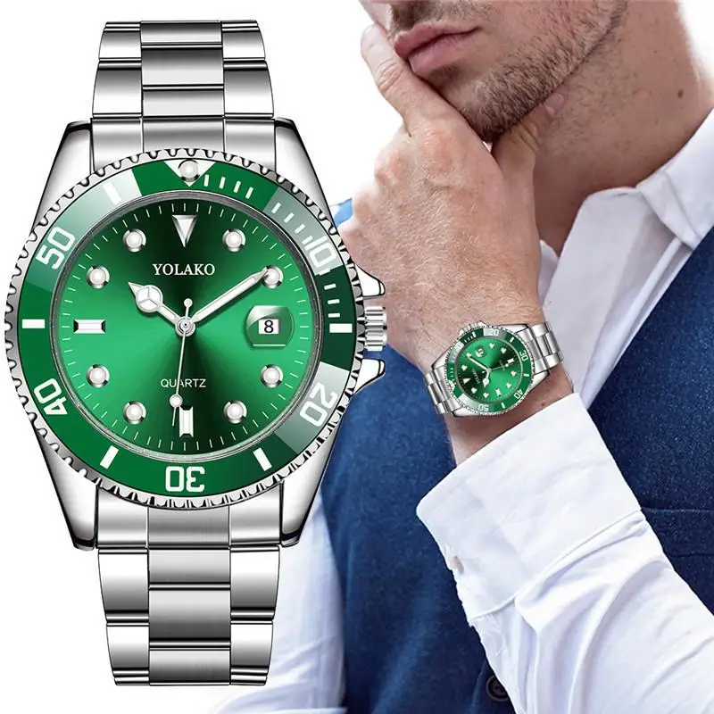 Fashion Watch Casual Clock Montre Homme Business Men Quartz Watch Calendar Green Water Wok Ghost Sport Men Wristwatch Fashion Watch Casual Clock Montre Homme Business Men Quartz Watch Calendar Green Water Wok Ghost Sport Men Wristwatch