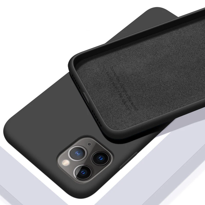Solid Color Soft Silicone Case for iPhone Solid Color Soft Silicone Case for iPhone