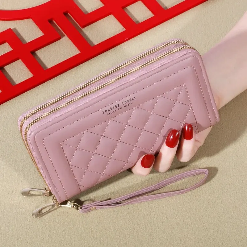 Long Women's Wallet Female Purses Tassel Coin Purse Card Holder Wallets Double Zipper Pu Leather Clutch Luxury Money Phone Bag Long Women's Wallet Female Purses Tassel Coin Purse Card Holder Wallets Double Zipper Pu Leather Clutch Luxury Money Phone Bag