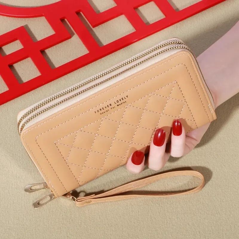 Long Women's Wallet Female Purses Tassel Coin Purse Card Holder Wallets Double Zipper Pu Leather Clutch Luxury Money Phone Bag Long Women's Wallet Female Purses Tassel Coin Purse Card Holder Wallets Double Zipper Pu Leather Clutch Luxury Money Phone Bag