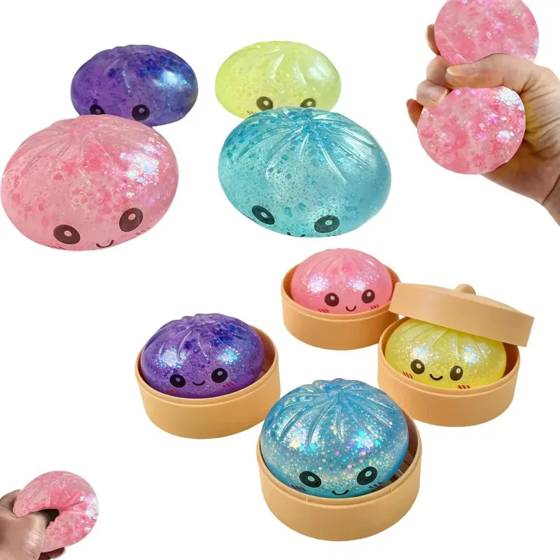 Steamed BunSquishy Squeeze Toy