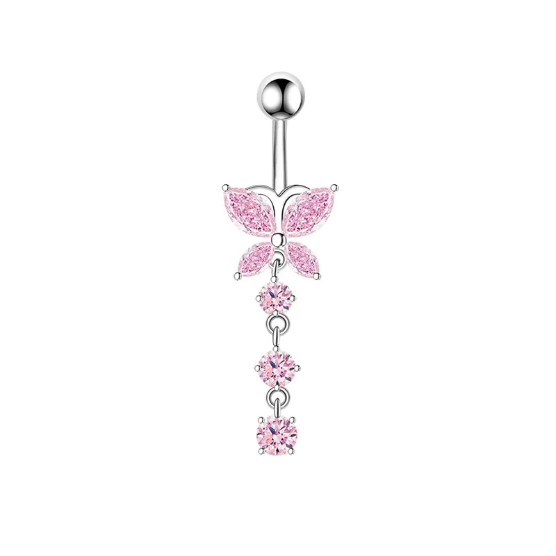 1PCS Belly Button Rings Jewelry Stainless Steel Heart Navel Piercing 1PCS Belly Button Rings Jewelry Stainless Steel Heart Navel Piercing