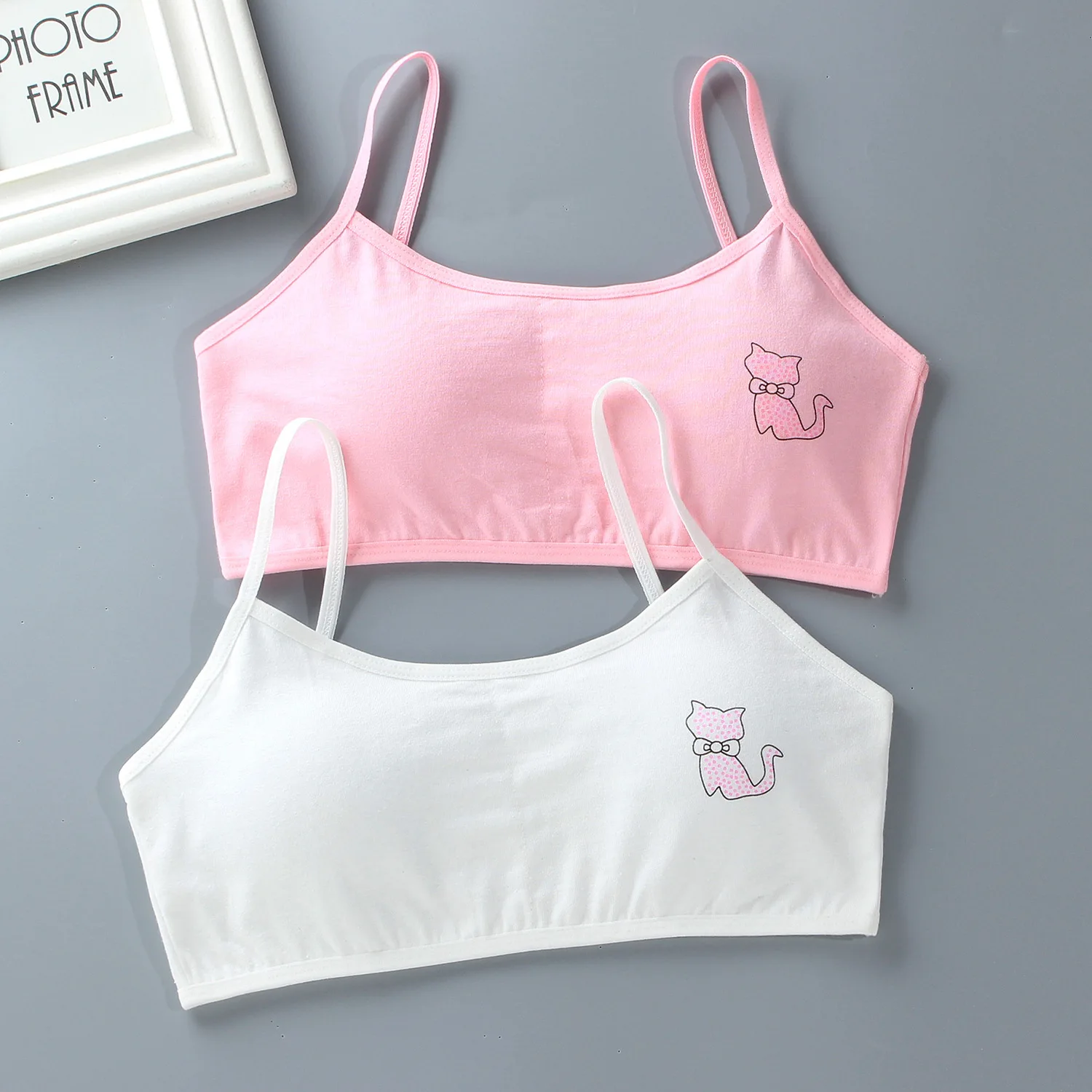 5PCS/Lot Teeange Girls Small Training Bras Purbery School Girl Sports Bra Children Detachable Chest Pad Underwear Kids Tube Tops 5PCS/Lot Teeange Girls Small Training Bras Purbery School Girl Sports Bra Children Detachable Chest Pad Underwear Kids Tube Tops