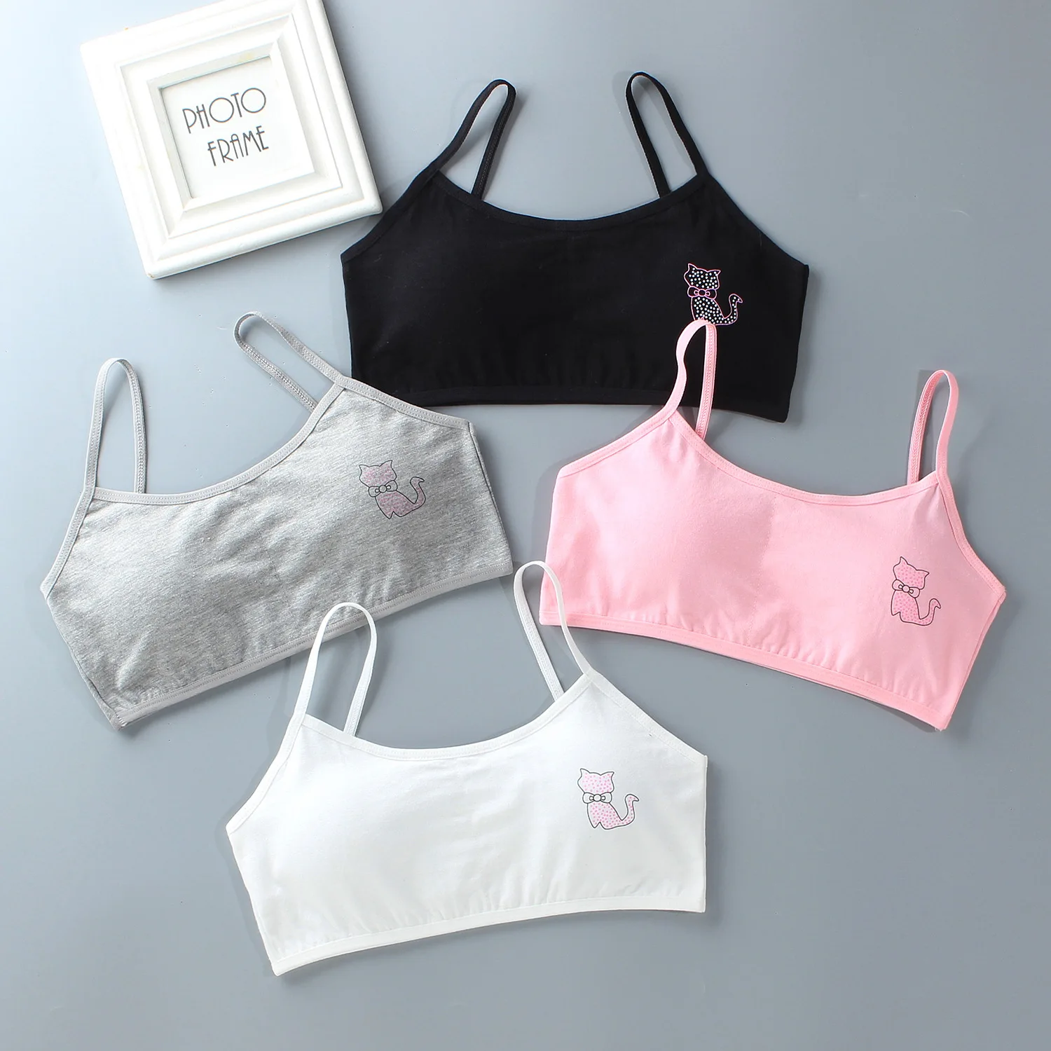 5PCS/Lot Teeange Girls Small Training Bras Purbery School Girl Sports Bra Children Detachable Chest Pad Underwear Kids Tube Tops 5PCS/Lot Teeange Girls Small Training Bras Purbery School Girl Sports Bra Children Detachable Chest Pad Underwear Kids Tube Tops