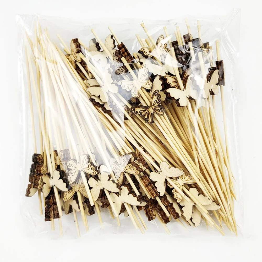 50/100Pcs Bamboo Skewers Hawaii Party Disposable Buffet Food Picks Cupcake Fruit Fork Party Dessert Salad Stick Toothpick Skewer 50/100Pcs Bamboo Skewers Hawaii Party Disposable Buffet Food Picks Cupcake Fruit Fork Party Dessert Salad Stick Toothpick Skewer
