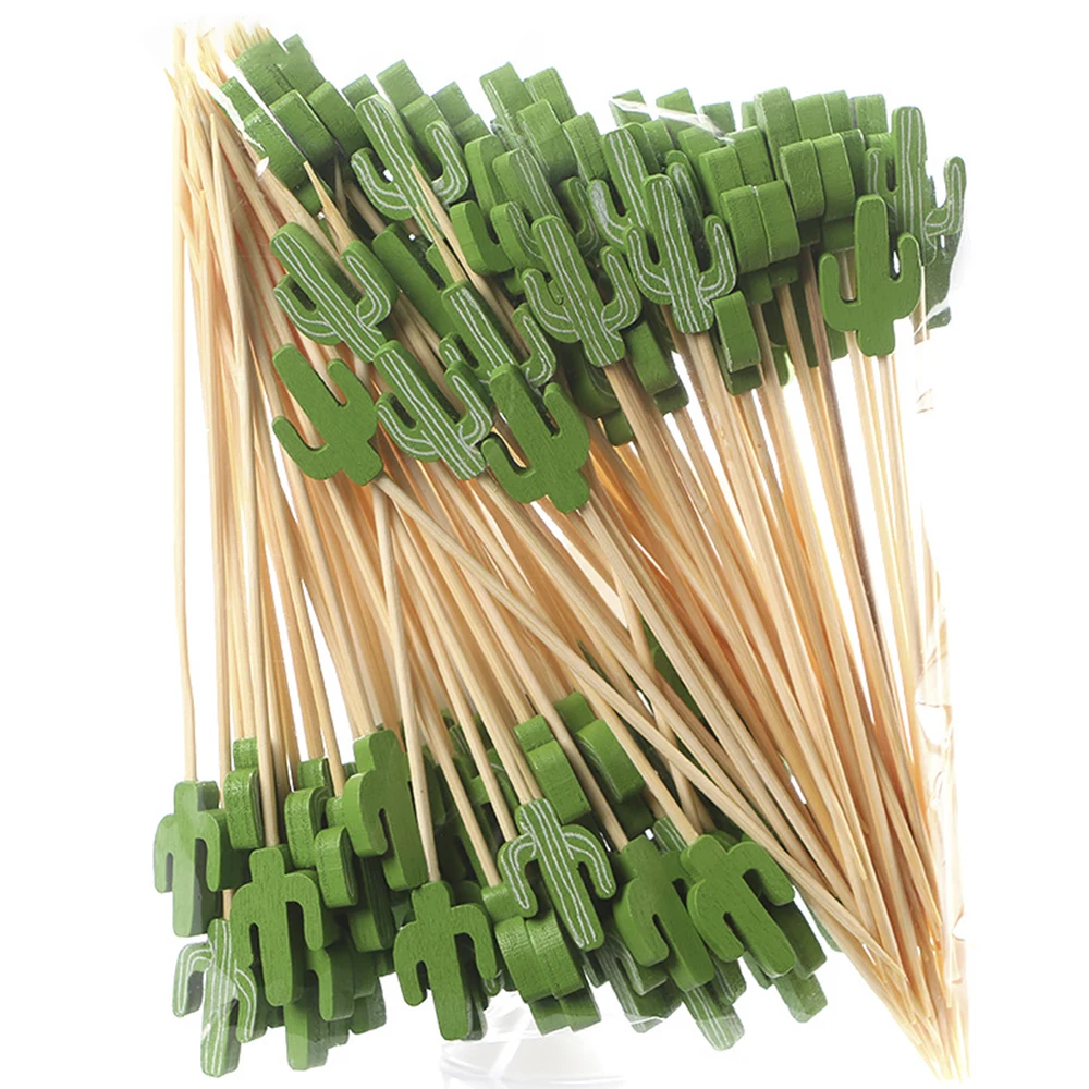 50/100Pcs Bamboo Skewers Hawaii Party Disposable Buffet Food Picks Cupcake Fruit Fork Party Dessert Salad Stick Toothpick Skewer 50/100Pcs Bamboo Skewers Hawaii Party Disposable Buffet Food Picks Cupcake Fruit Fork Party Dessert Salad Stick Toothpick Skewer