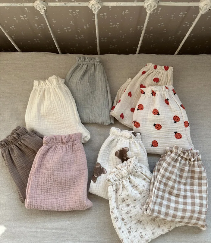 Organic Cotton Baby Pants Newborn Toddlers
