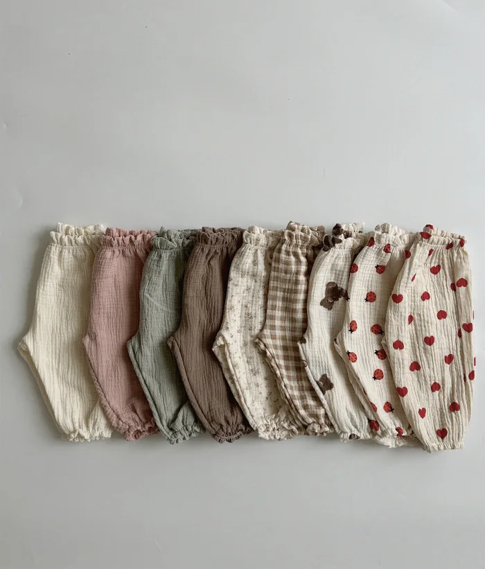 Organic Cotton Baby Pants Newborn Toddlers