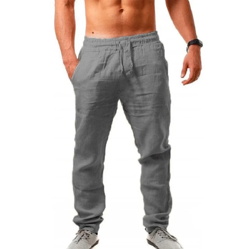 Men's Cotton Linen Pants S-3XL