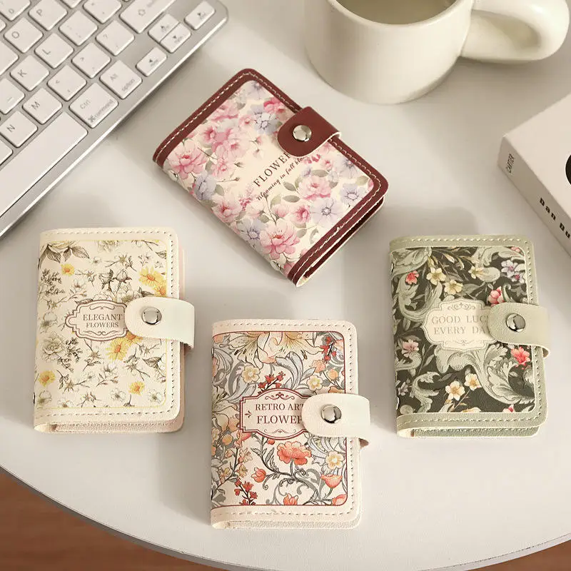 New 20 Card Pockets Women Wallets PU Leather Large Capacity Money Bag Lightweight Waterproof Business Card Case Women New 20 Card Pockets Women Wallets PU Leather Large Capacity Money Bag Lightweight Waterproof Business Card Case Women