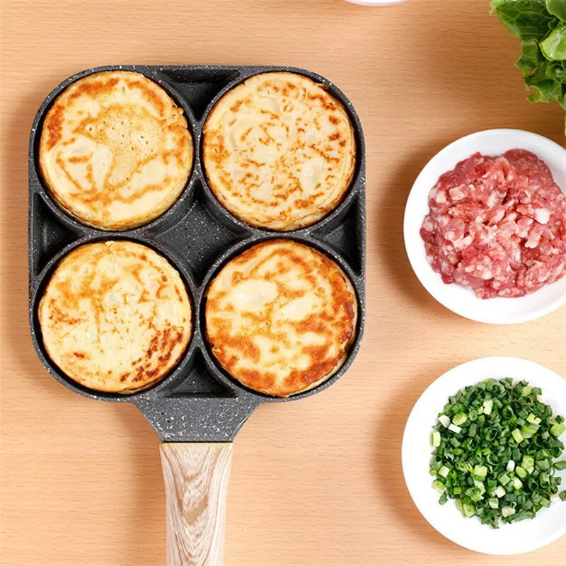 2/4-Hole Frying Pan Omelet / Pancake / Breakfast Maker