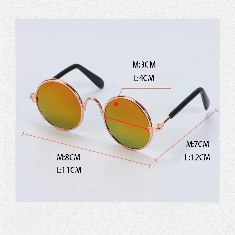 Lovely Vintage Round Cat/ Small Dog Sunglasses