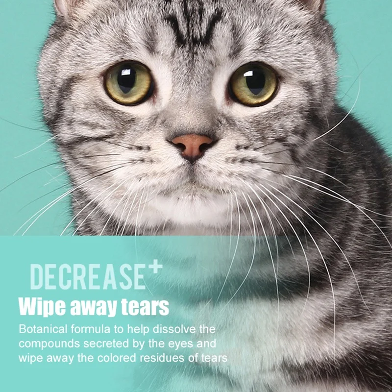 Pet Eye Wipes Cats And Dogs / 130 Wipes