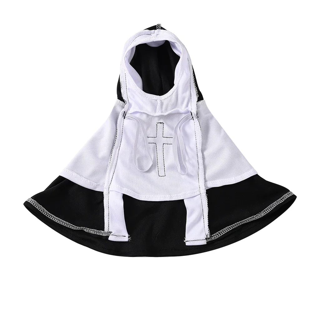 Funny Halloween Cat Cosplay Costumes Dress Up Party Kitten Jesus Nun Clothes for Small Medium Dogs Cats Puppy Pet Accessories Funny Halloween Cat Cosplay Costumes Dress Up Party Kitten Jesus Nun Clothes for Small Medium Dogs Cats Puppy Pet Accessories