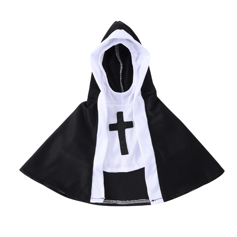 Funny Halloween Cat Cosplay Costumes Dress Up Party Kitten Jesus Nun Clothes for Small Medium Dogs Cats Puppy Pet Accessories Funny Halloween Cat Cosplay Costumes Dress Up Party Kitten Jesus Nun Clothes for Small Medium Dogs Cats Puppy Pet Accessories