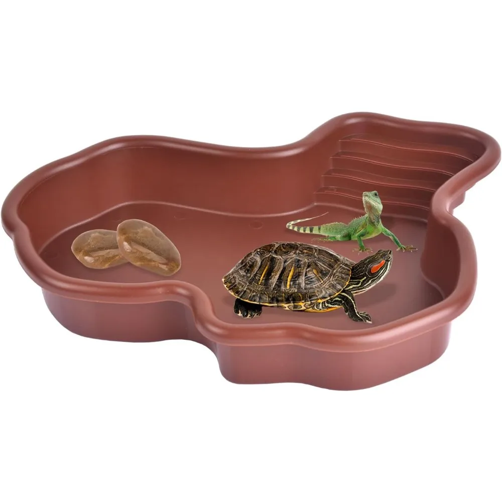 Reptile Feeding / Bathing Water Bowl for Snake, Turtle, Bearded Dragon, Lizard