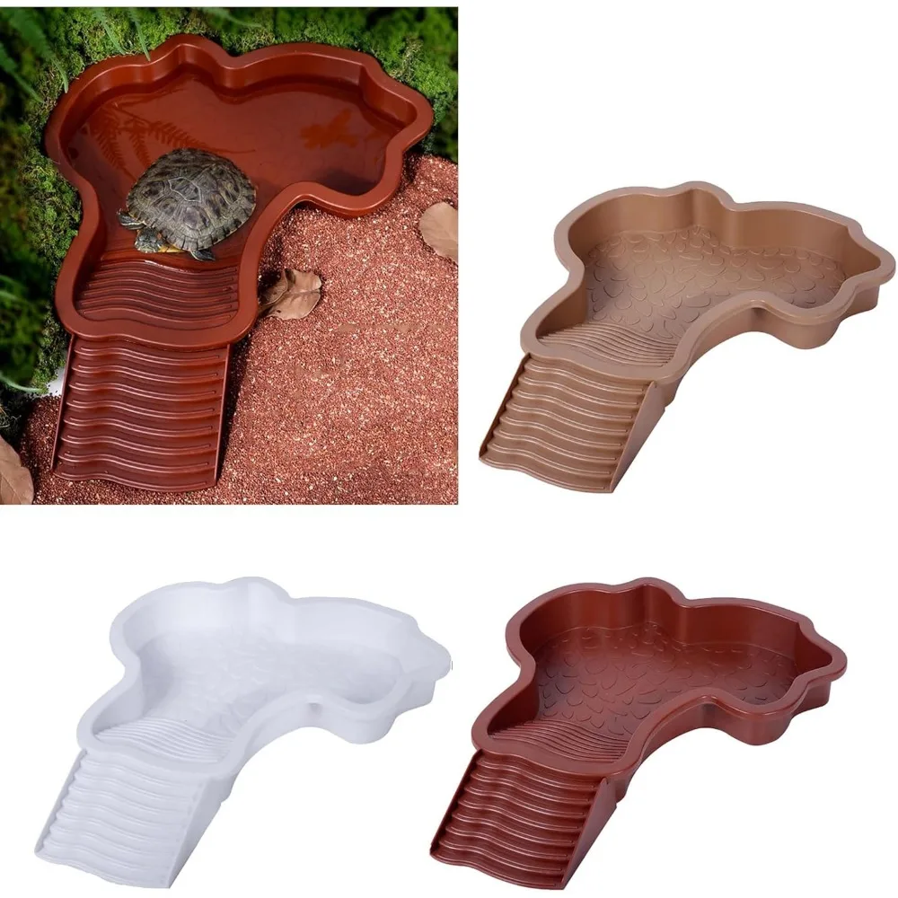 Reptile Feeding / Bathing Water Bowl for Snake, Turtle, Bearded Dragon, Lizard
