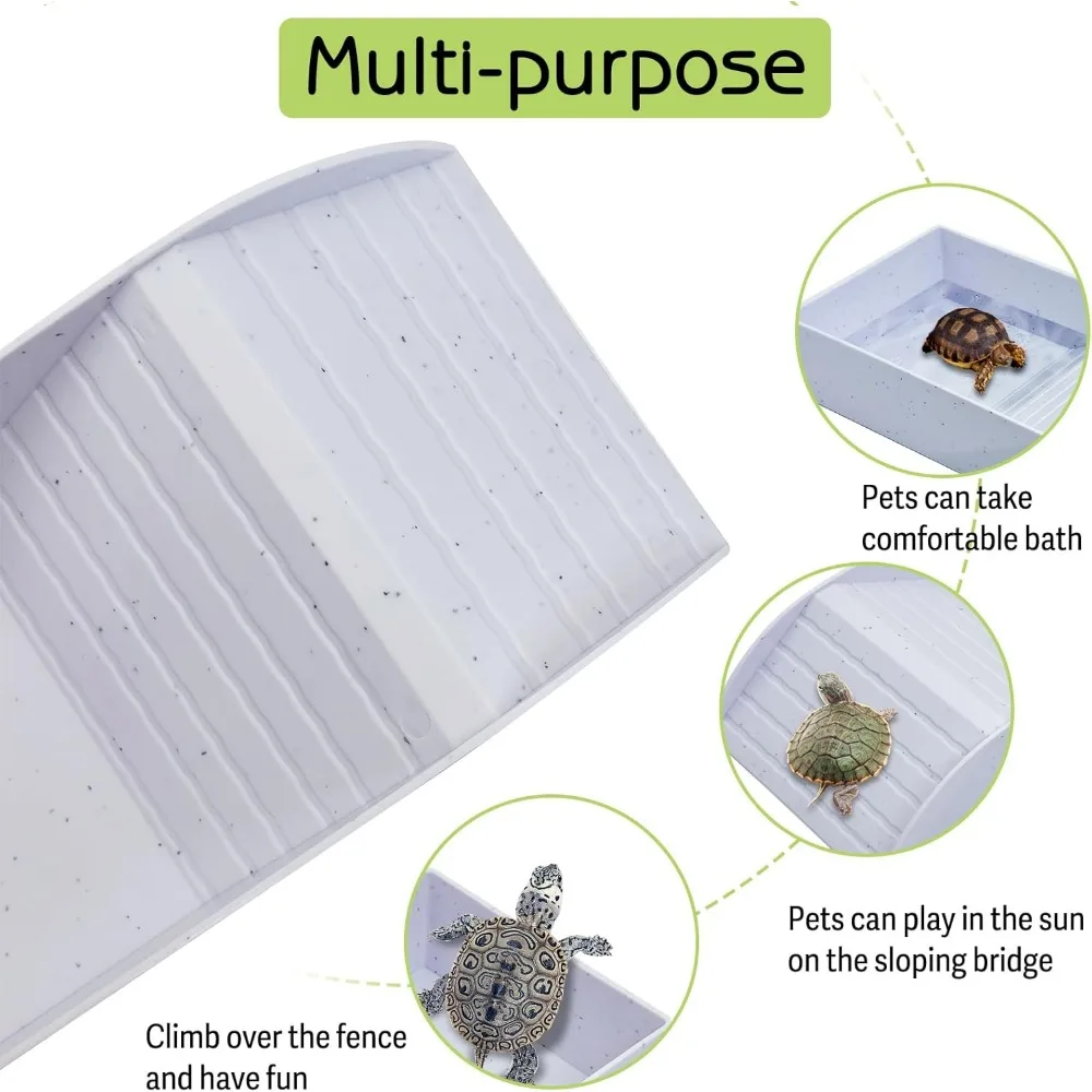 Reptile Feeding / Bathing Water Bowl for Snake, Turtle, Bearded Dragon, Lizard