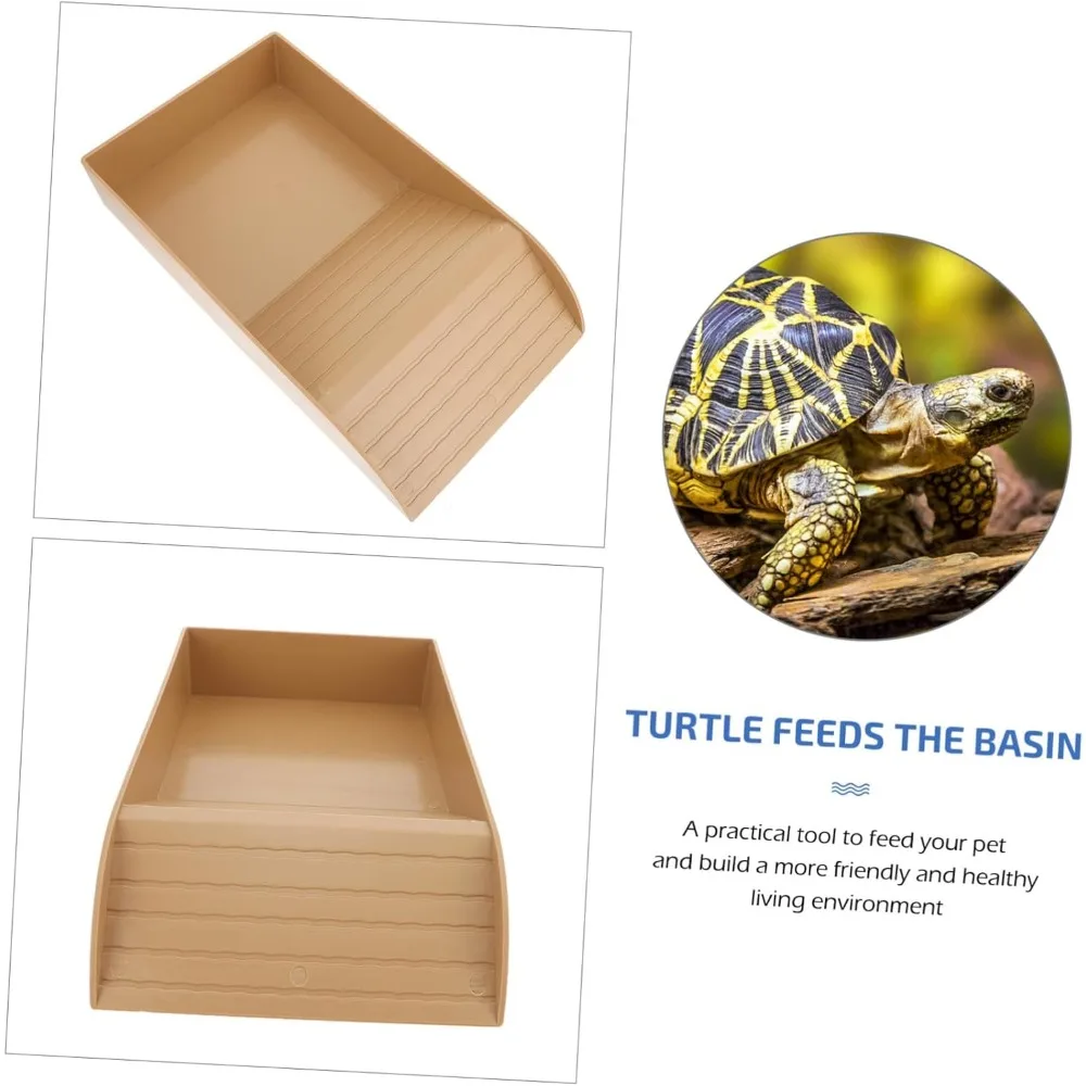 Reptile Feeding / Bathing Water Bowl for Snake, Turtle, Bearded Dragon, Lizard