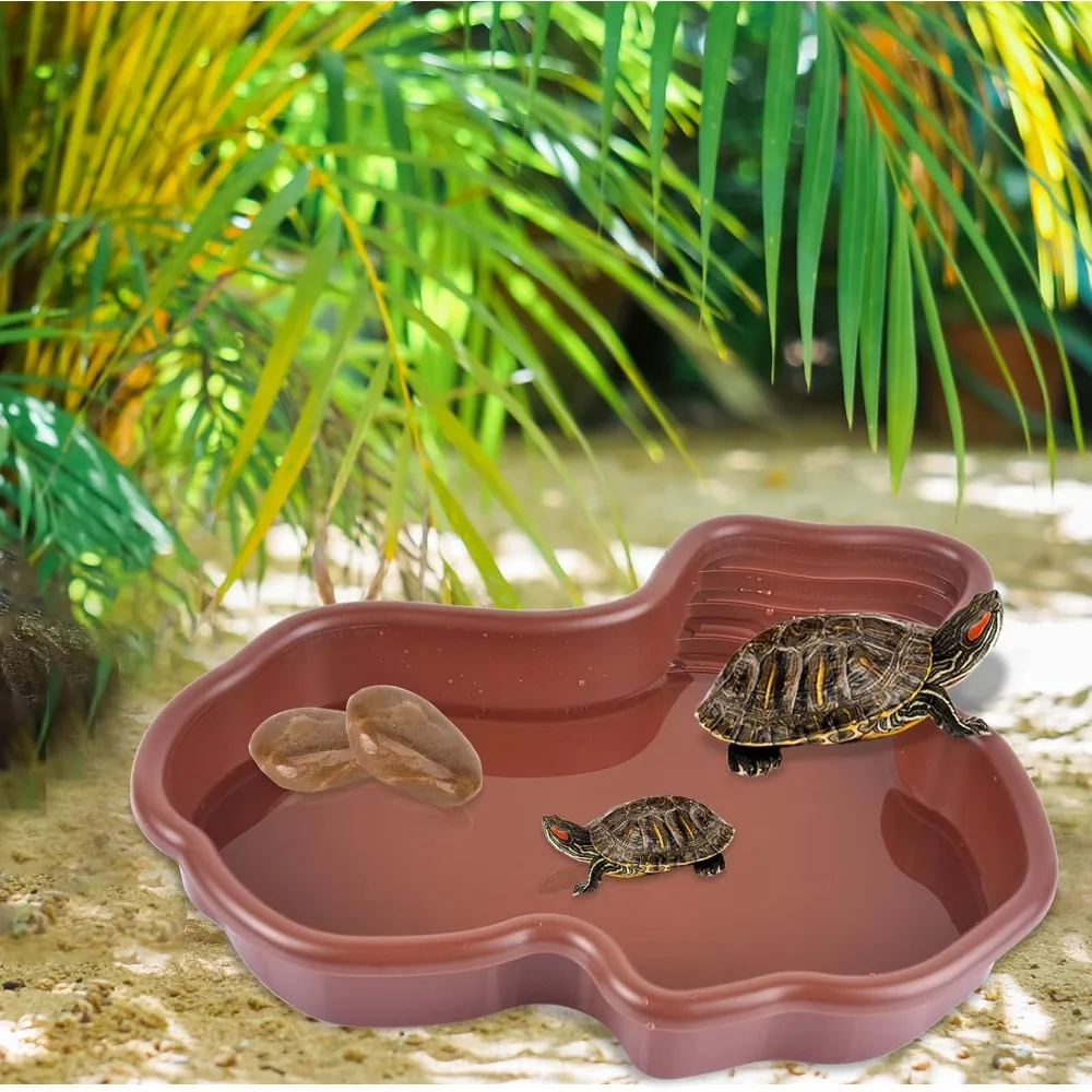 Reptile Feeding / Bathing Water Bowl for Snake, Turtle, Bearded Dragon, Lizard