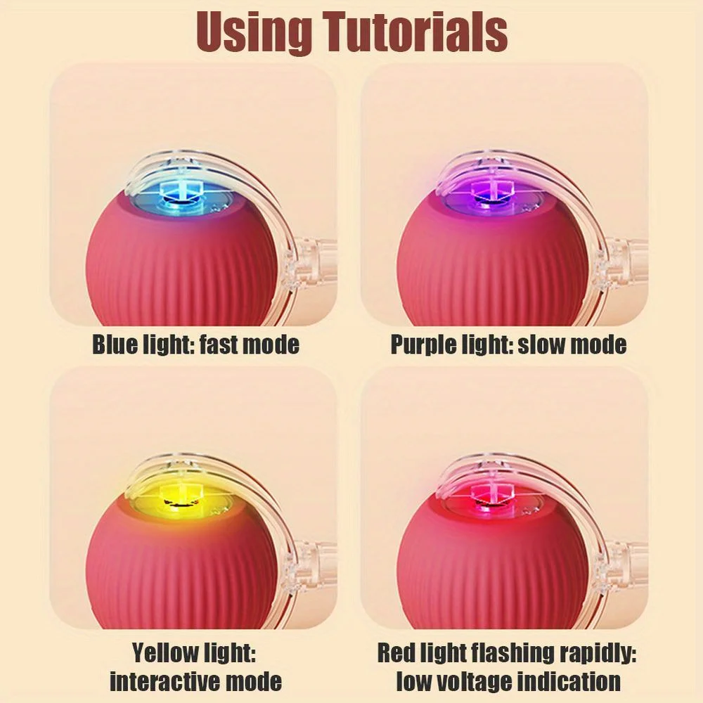Automatic Interactive Cat Ball Toy Rechargeable Automatic Interactive Cat Ball Toy Rechargeable