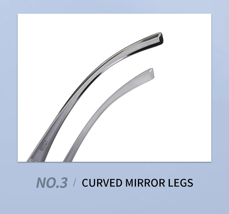 Metal Half Frame Fashion Sunglasses