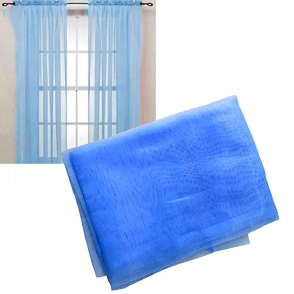 1 Pc Sheer Window Valance Curtains