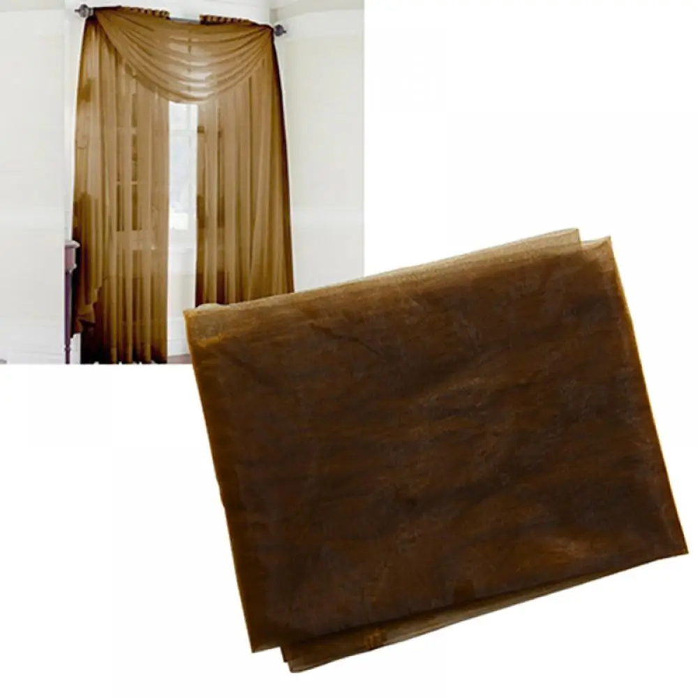 1 Pc Sheer Window Valance Curtains