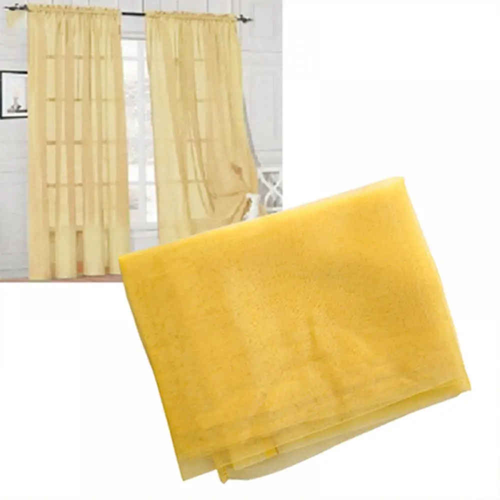 1 Pc Sheer Window Valance Curtains