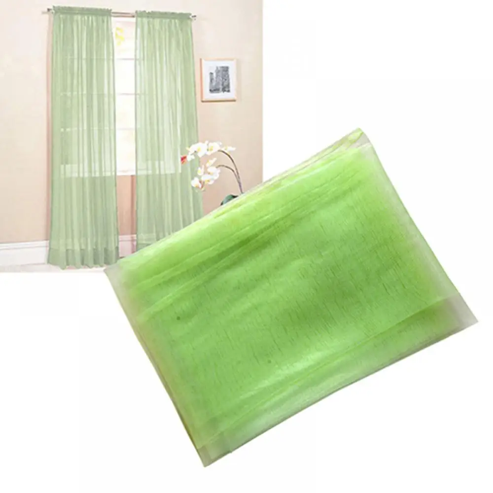 1 Pc Sheer Window Valance Curtains