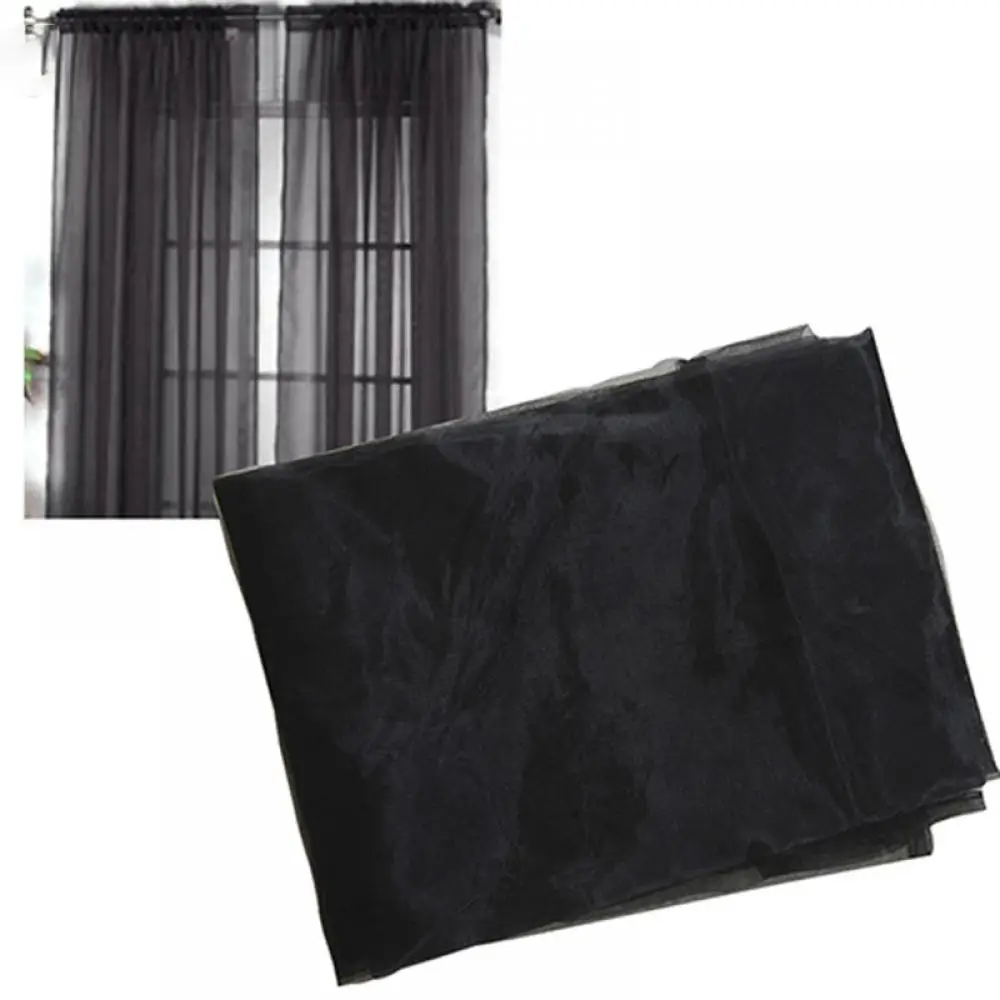 1 Pc Sheer Window Valance Curtains