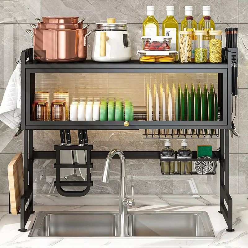 Multifunctional Kitchen Storage Dish Drying Rack