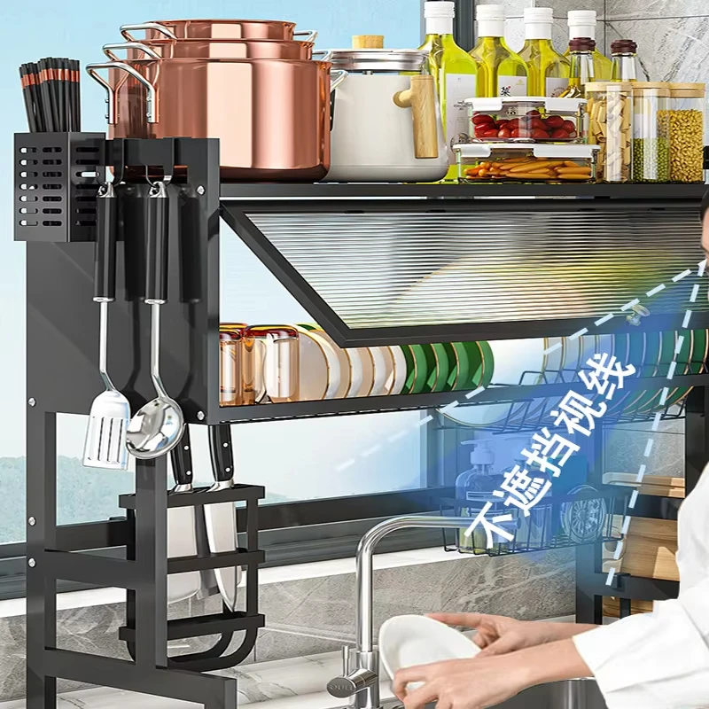 Multifunctional Kitchen Storage Dish Drying Rack