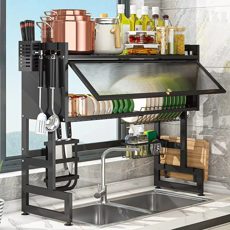 Multifunctional Kitchen Storage Dish Drying Rack